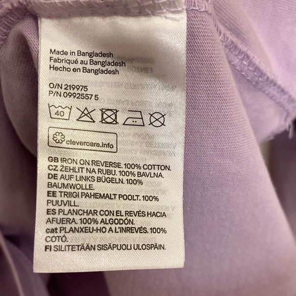 H&M x Sesame Street lavender long sleeve top with Elmo - Picture 4 of 4